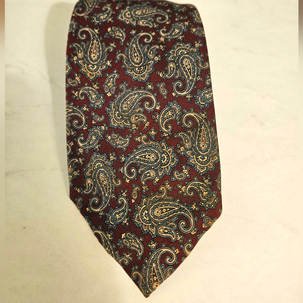 Vintage 90s Club Room Silk Tie